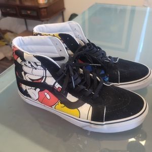 First edition Disney high tops. Worn. Good condition.